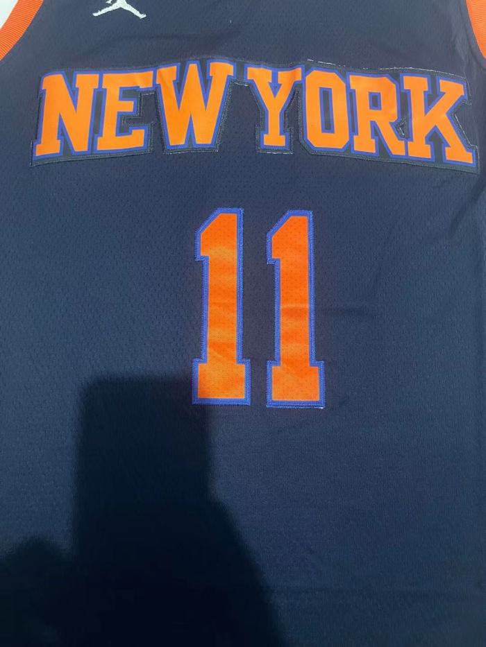 2023 City Eidtion New York Knicks 11 BRUNSON Borland NBA Jersey Basketball Shirt