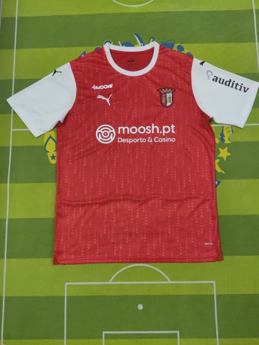 Fans Version 2023-2024 Braga Home Soccer Jersey