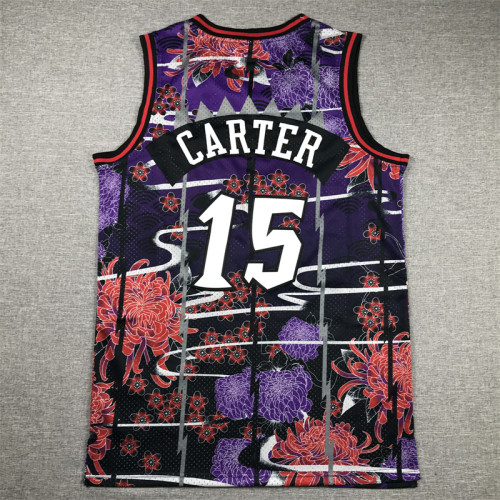 Mitchell&ness 1998-99 Toronto Raptors Rabbit Edition Basketball Shirt 15 CARTER Classic NBA Jersey