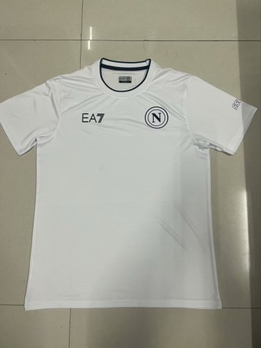 2023-2024 Napoli White Soccer T-shirt Football Shirt