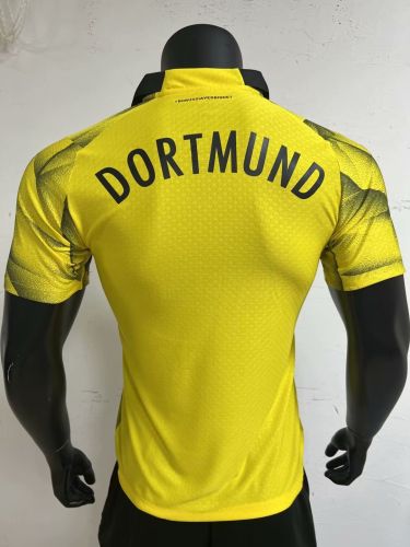 BVB Football Shirt Player Version 2023-2024 Borussia Dortmund Third Away Yellow Soccer Jersey