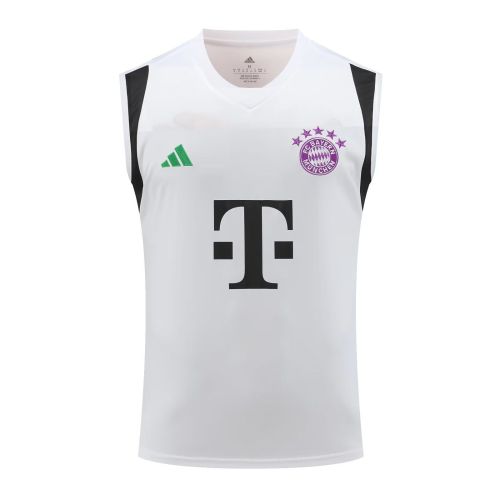 2023-2024 Bayern Munich White Soccer Training Vest