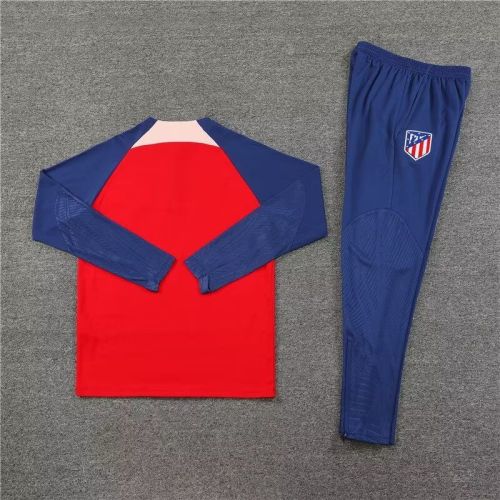 2023-2024 Atletico Madrid Red Soccer Training Sweater and Pants