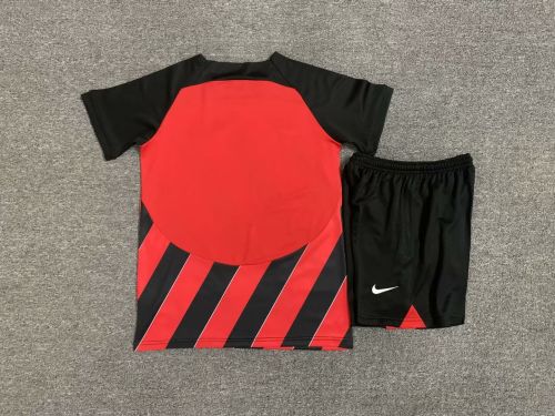 Youth Uniform 2023-2024 Frankfurt Home Soccer Jersey Shorts