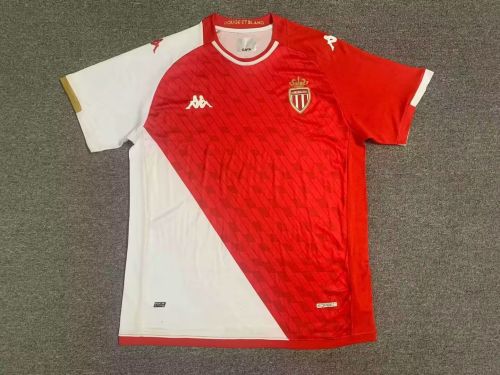 Fans Version 2023-2024 AS Monaco Home Soccer Jersey