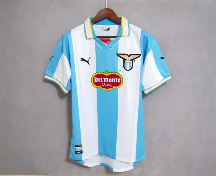 Retro Jersey 1999-2000 Lazio Home Soccer Jersey 21 INZAGHI Football Shirt