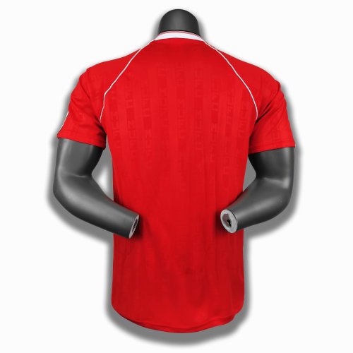 Retro Jersey Manchester United 1988-1989 Home Soccer Jersey Red Vintage Football Shirt