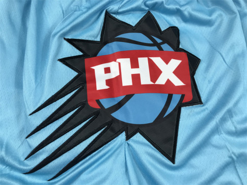with Pocket 2023 Phoenix Suns NBA Shorts City Edition Blue Basketball Shorts
