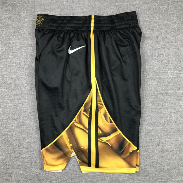 with Pocket 2023 Golden State Warriors NBA Shorts City Edition Olive Basketball Shorts
