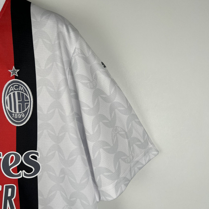 Fan Version 2023-2024 AC Milan Away White Soccer Jersey AC Futbol Shirt S,M,L,XL,2XL,3XL,4XL
