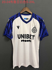 Fans Version Cercle Brugge KSV 2023-2024 Away White Soccer Jersey Football Shirt