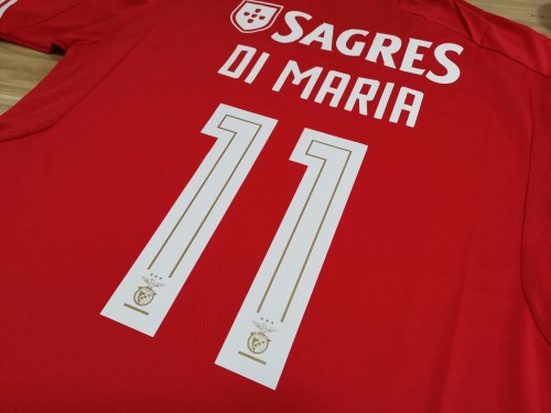 Fan Version 2023-2024 Benfica 11 Di María Home Soccer Jersey
