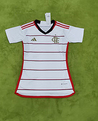 Women 2023-2024 Sao Paulo Away White Soccer Jersey Girl Football Shirt