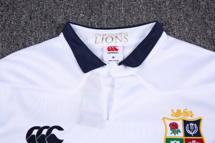 2017-2018 Ireland Lions Away White Rugby Jersey