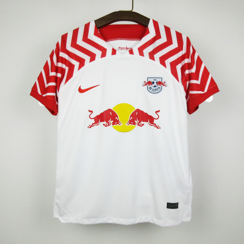 Fan Version 2023-2024 RB Leipzig Home Soccer Jersey Football Shirt