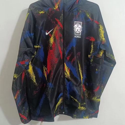 2023-2024 South Korea Colorful Soccer Windbreaker Jacket