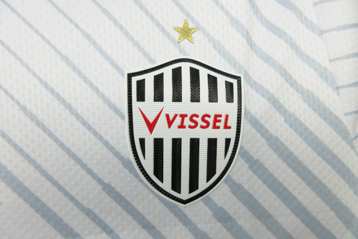 Fans Version 2023-2024 Vissel Kobe Away White Soccer Jersey