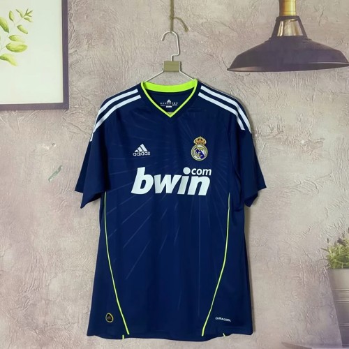 Retro Jersey 2010-2011 Real Madrid Away Blue Vintage Soccer Jersey Football Shirt