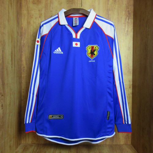 Long Sleeve Retro Jersey 2000 Japan Home Vintage Soccer Jersey