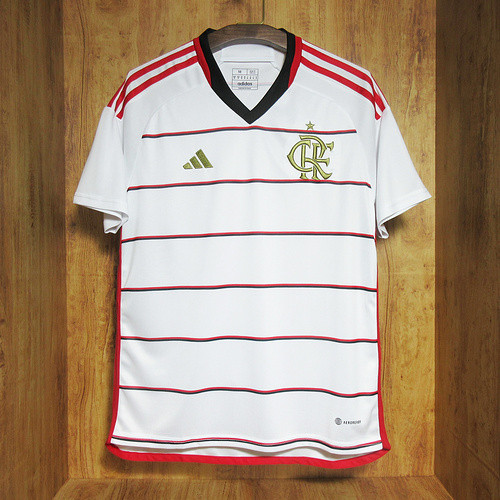 Fans Version 2023-2024 Flamengo Away White Soccer Jersey S,M,L,XL,2XL,3XL,4XL