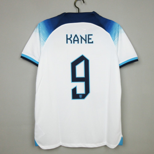 Kane 10 Shirt for Fans Version 2022 World Cup England Home Soccer Jersey
