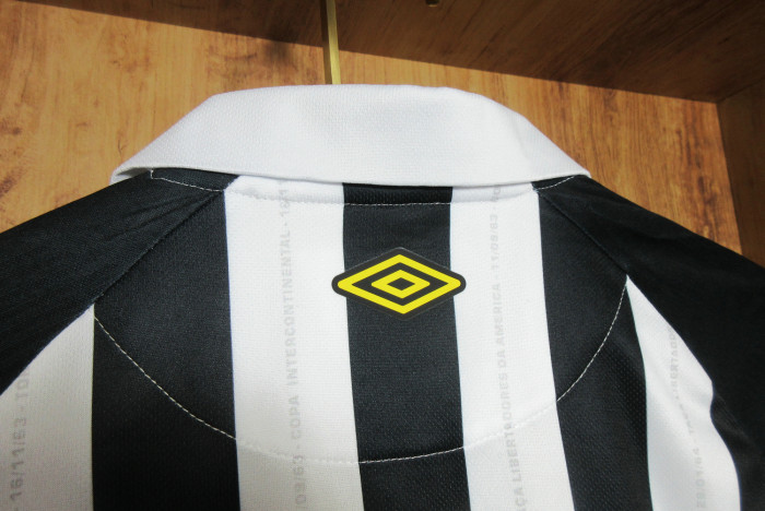 without Sponor Logo Fan Version 2023-2024 Santos Away Soccer Jersey Camisetas de Futbol