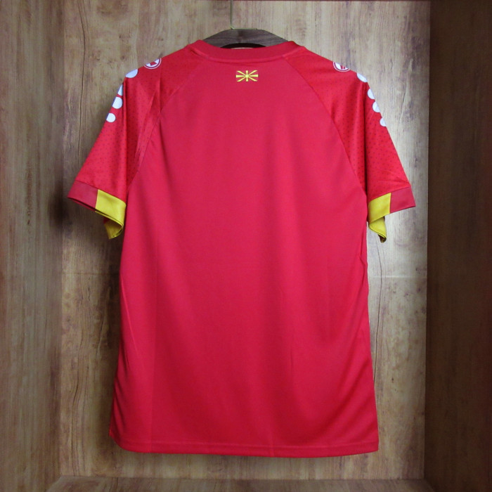 Fans Version 2023-2024 North Macedonia Home Soccer Jersey
