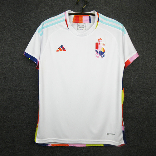 Fans Version 2022 World Cup BEL Away White Soccer Jersey