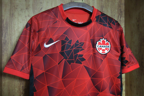Fans Version 2023 Canada Home Soccer Jersey