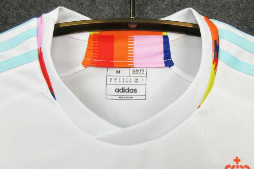 Fans Version 2022 World Cup BEL Away White Soccer Jersey