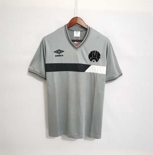 Retro Jersey 1986-1987 Newcastle United Away Grey Soccer Jersey Vintage Football Shirt