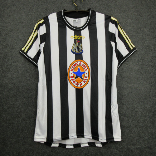Retro Jersey 1997-1999 Newcastle United Home Soccer Jersey Vintage Football Shirt
