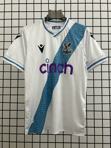 Palace Shirt Fan Version 2023-2024 Crystal Palace Away White Soccer Jersey