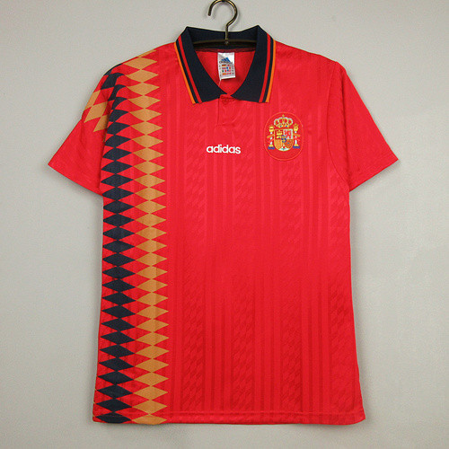 Retro Jersey 1994 Spain Home Soccer Jersey Vintage Football Shirt