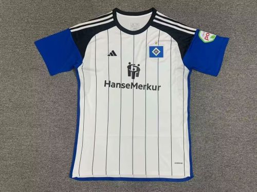 Fan Version 2023-2024 Hamburg Home Soccer Jersey Hamburger Football Shirt