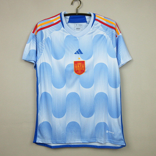 Fan Version 2022 World Cup Spain Away Soccer Jersey Camiseta de España Football Shirt