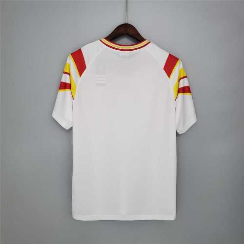Retro Jersey 1996 Spain Away White Soccer Jersey Vintage Camiseta de España Football Shirt