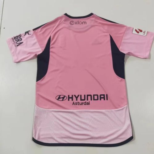 Fan Version 2023-2024 Real Oviedo Away Pink Soccer Jersey