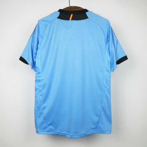 Retro Jersey Spain Euro 2012 Away Blue Soccer Jersey Vintage Camiseta de España Football Shirt