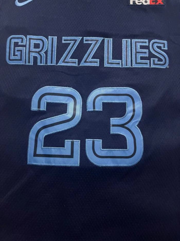 New 2023 Memphis Grizzlies 23 ROSE Dark Blue NBA Jersey Basketball Shirt