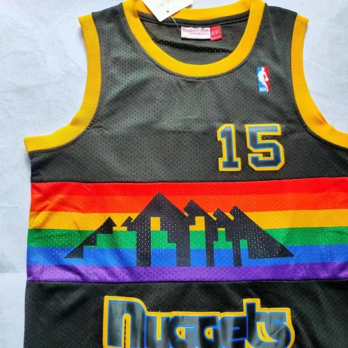 City Edition Denver Nuggets 15 JOKIC Black NBA Jersey Basketball Shirt
