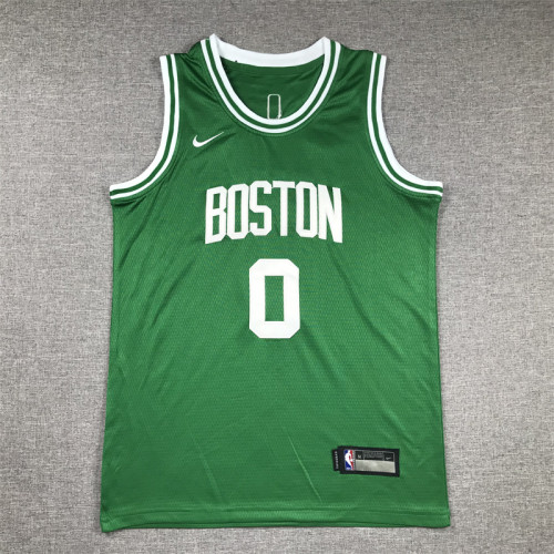 Youth Kids Basketball Shirt Boston Celtics 0 TATUM Green NBA Jersey