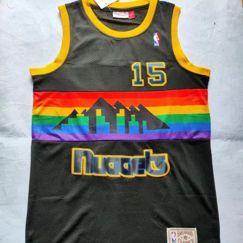 City Edition Denver Nuggets 15 JOKIC Black NBA Jersey Basketball Shirt