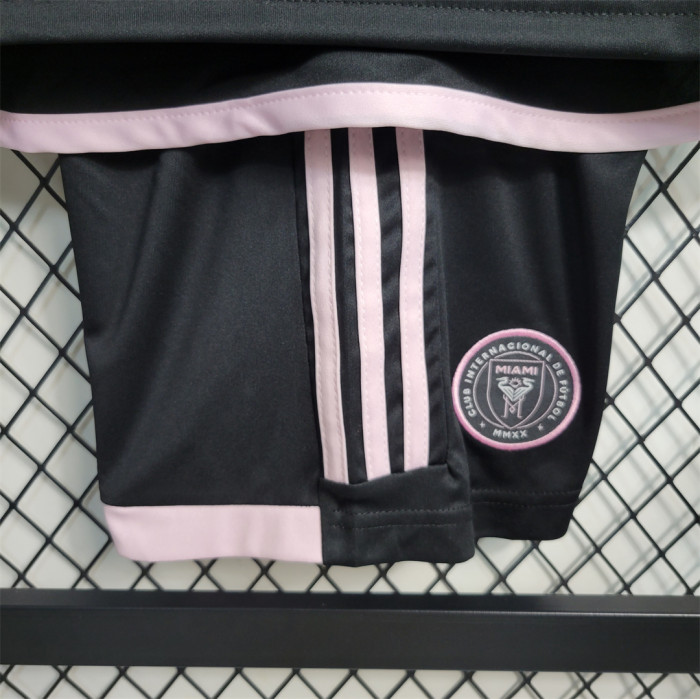 Youth Uniform Kids Kit 2023-2024 Inter Miami Away Soccer Jersey Shorts