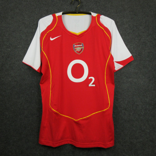 Retro Jersey 2004-2005 Arsenal HENRY 14 Home Soccer Jersey Vintage Football Shirt