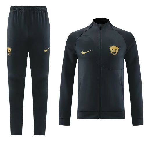 2023-2024 Pumas Black Soccer Training Jacket and Pants