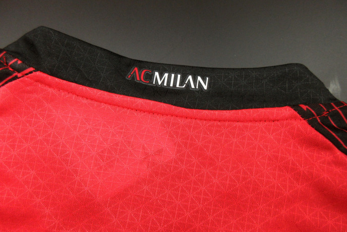 AC Maillot Player Version 2023-2024 AC Milan Home Soccer Jersey