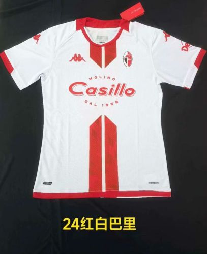 Fan Version 2023-2024 Bari Home Soccer Jersey Football Shirt