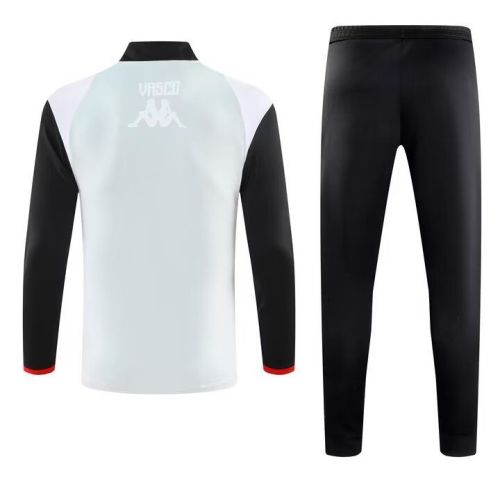 2023-2024 Vasco da gama White/Black Soccer Training Sweater and Pants