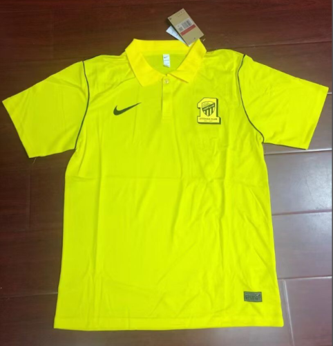 2023-204 Ittihad Yellow Soccer Polo